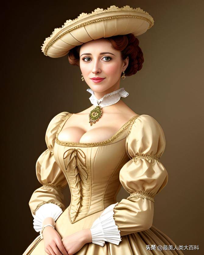 你走进维多利亚时期的英国贵妇九游会j9ag高清组图：带(图5)