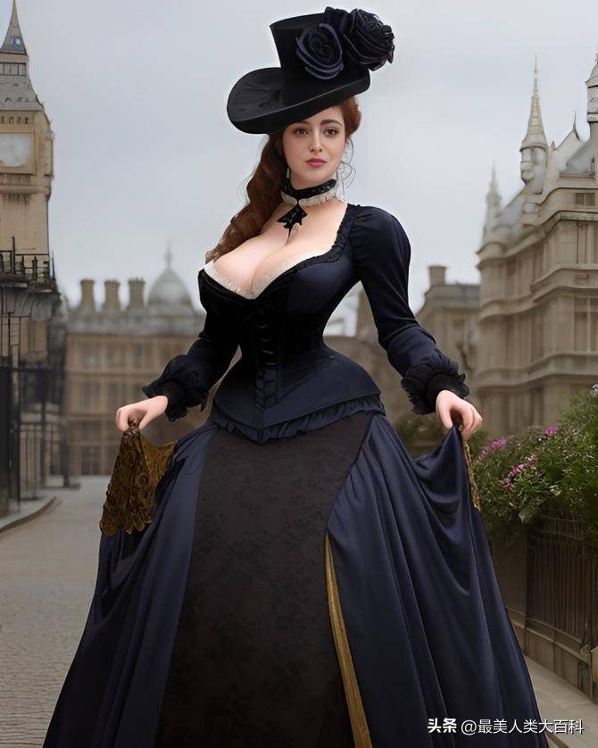 你走进维多利亚时期的英国贵妇九游会j9ag高清组图：带(图8)
